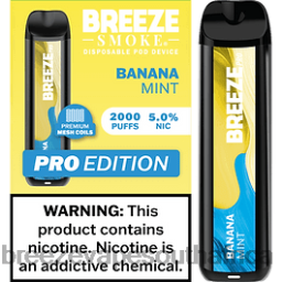 Breeze Vape Amazon | Breeze Pro 2000 Puffs Banana Mint 6L6DH36